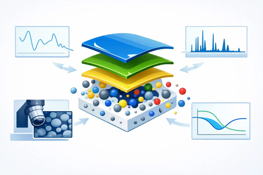 Polymer deformulation fundamentals illustration.